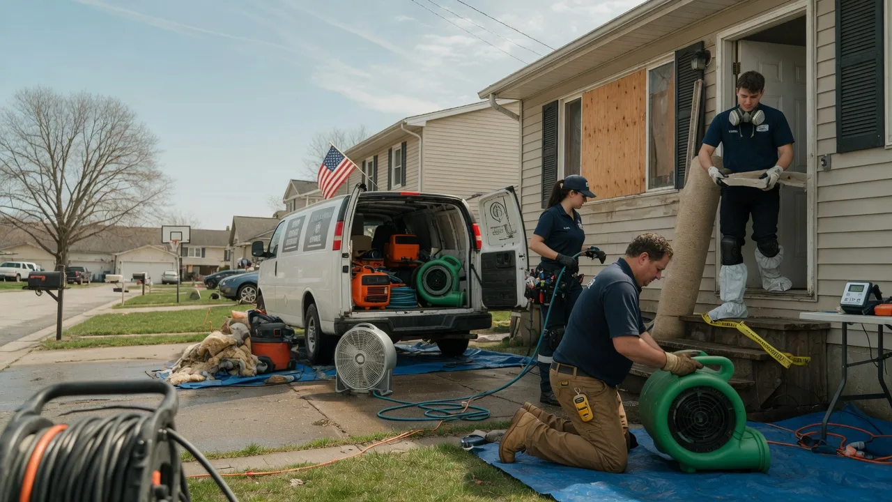 Water Damage Restoration in Gueydan, LA near me